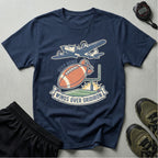 Gridiron Deep Bomb Retro Vintage Gym T-Shirt