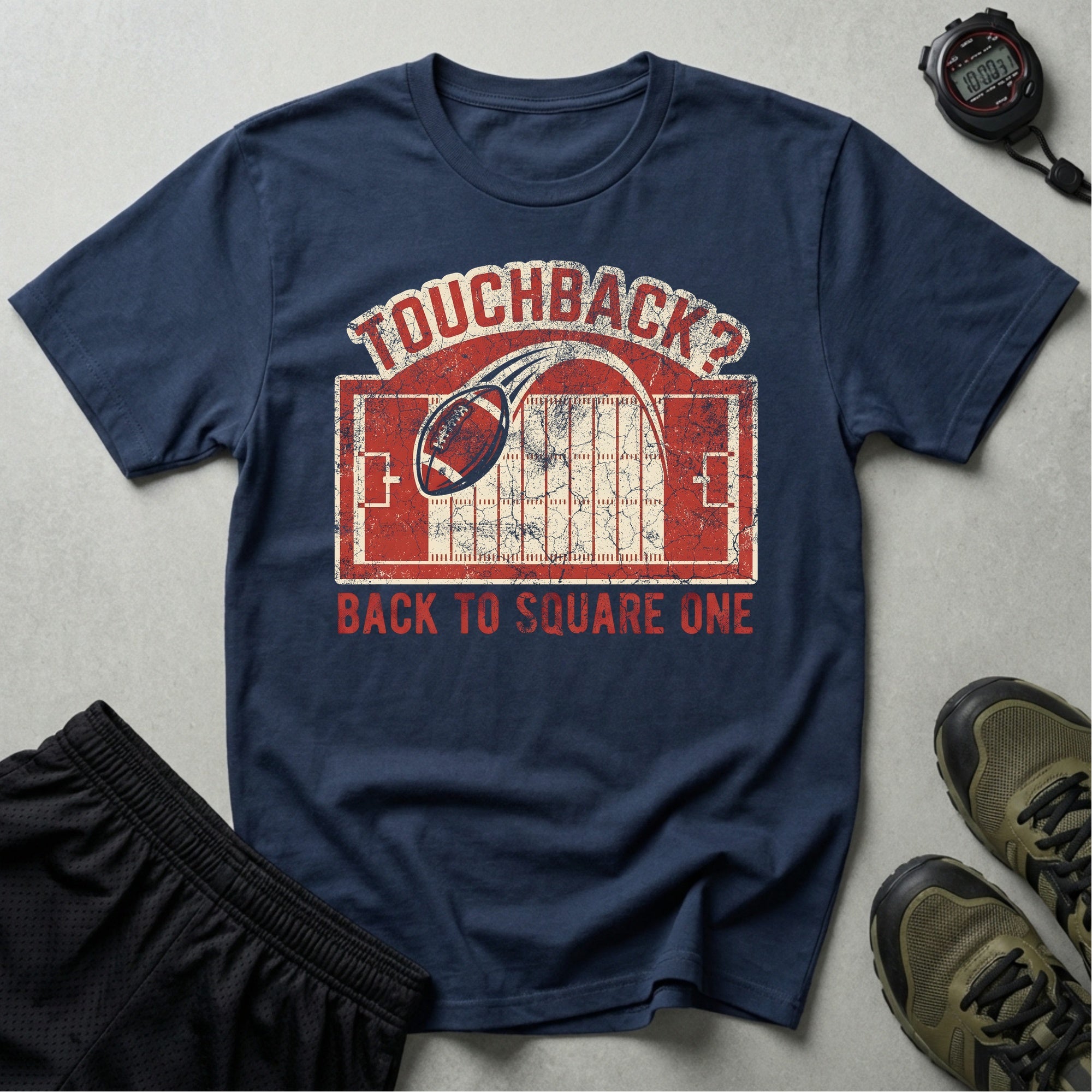 Gridiron Touchback Back To Square One Vintage Gym T-Shirt