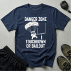 Gridiron Danger Zone Touchdown Or Bail Gym T-Shirt