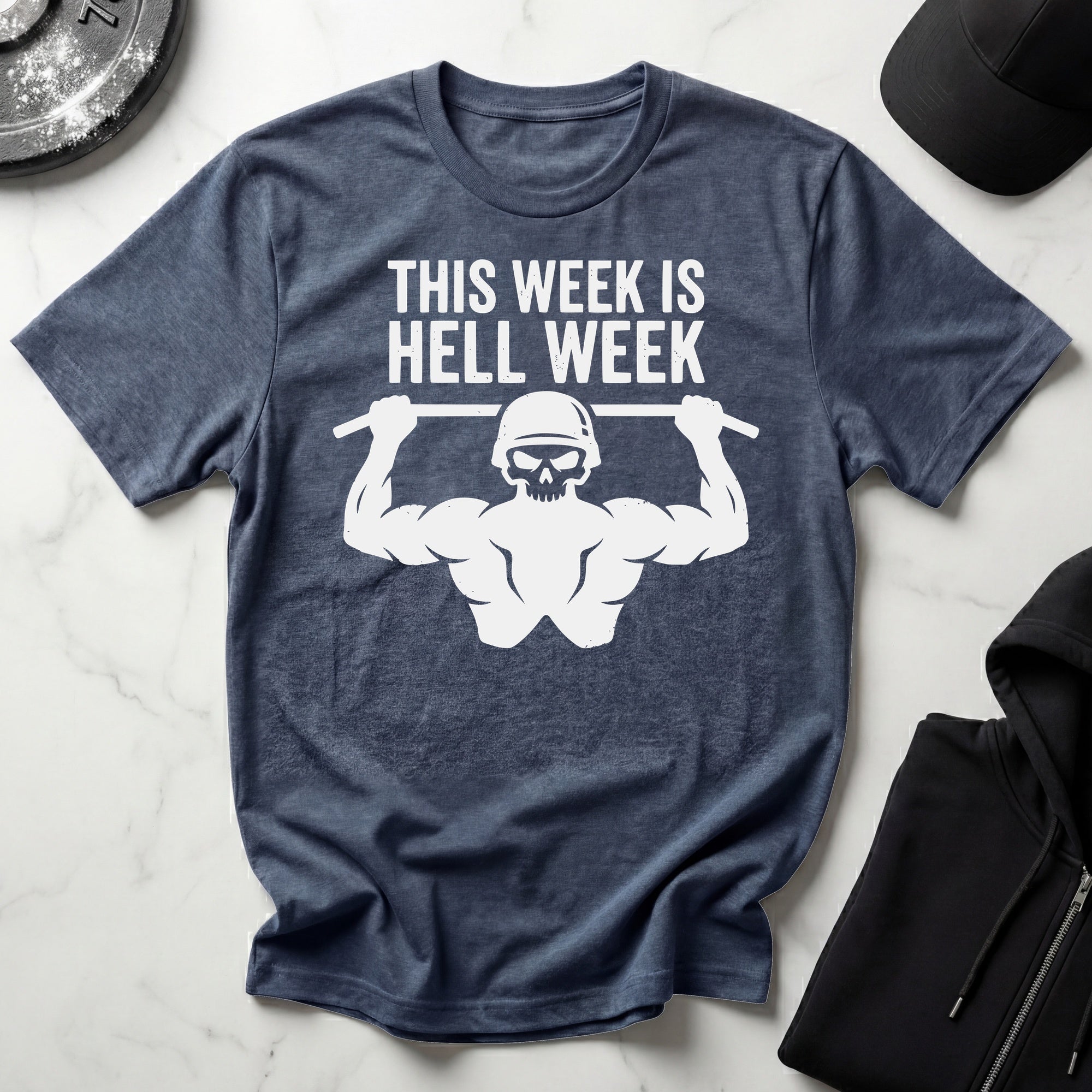 This Week Is Hell Week Dark Gym T-Shirt
