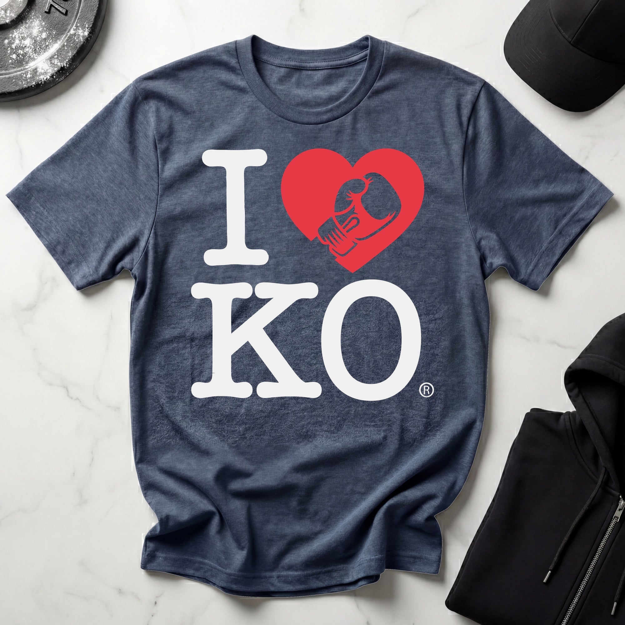 I Love KO Dark Gym T-Shirt