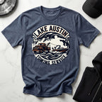 Lake Austin Towing Wakeboard Designer Gym T-Shirt