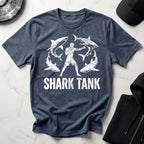 MMA Shark Tank Training Grunge white Gym T-Shirt