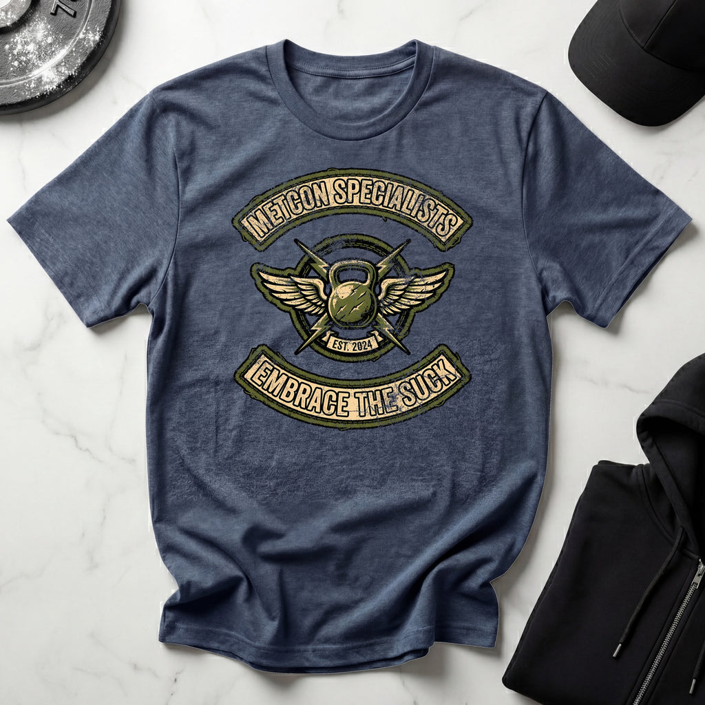 METCON SPECIALISTS Embrace The Suck Vintage Gym T-Shirt