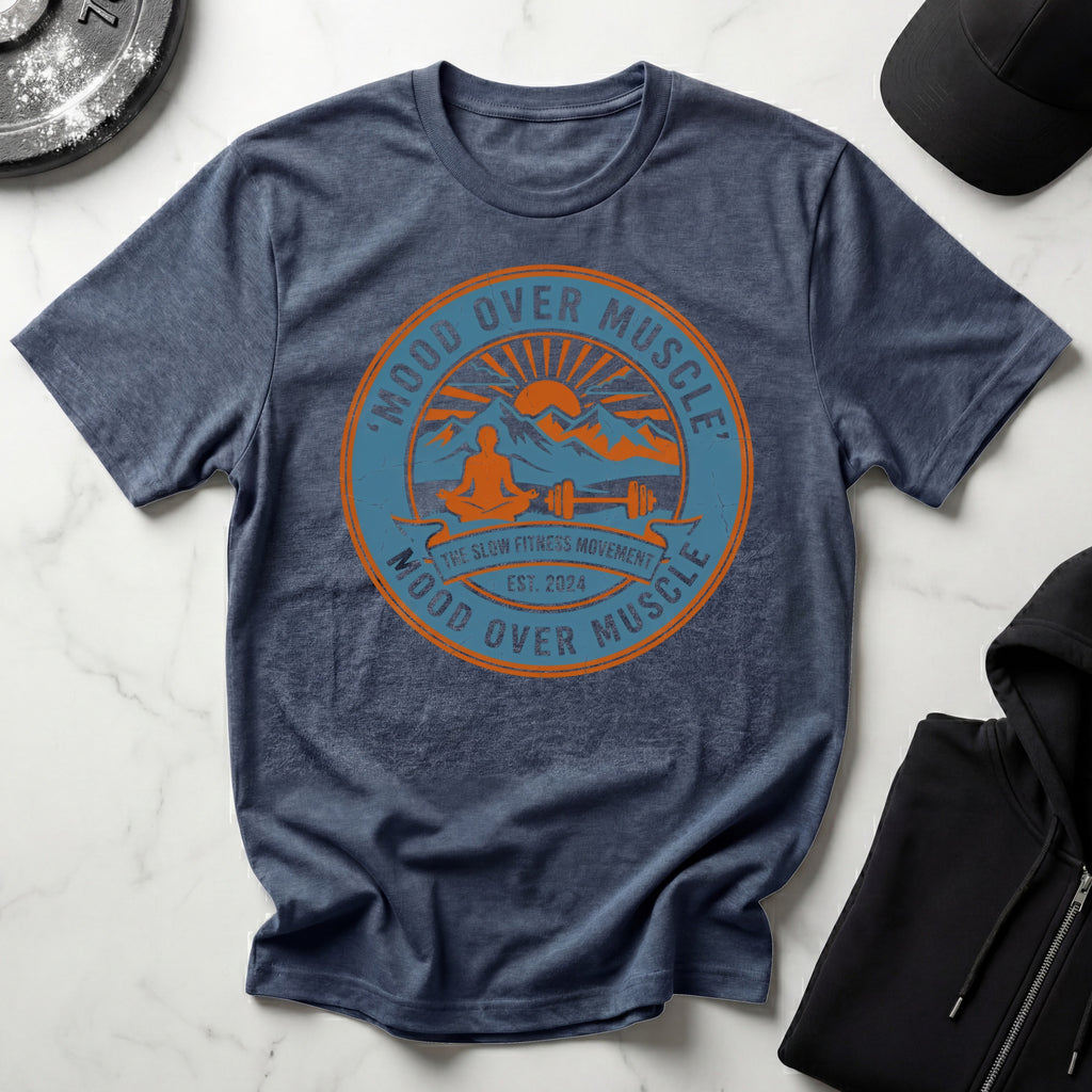 Mood Over Muscle Vintage Gym T-Shirt