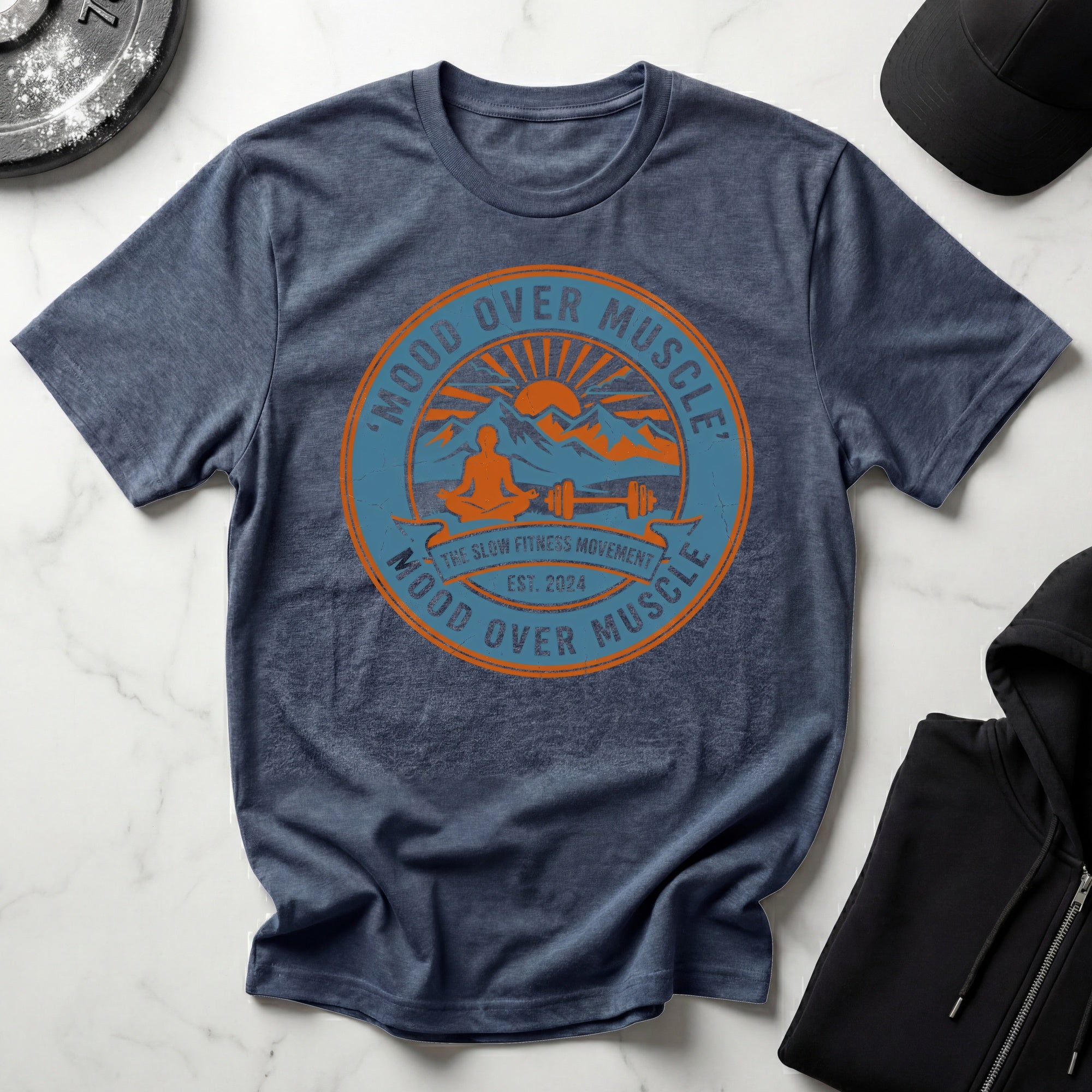 Mood Over Muscle Vintage Gym T-Shirt