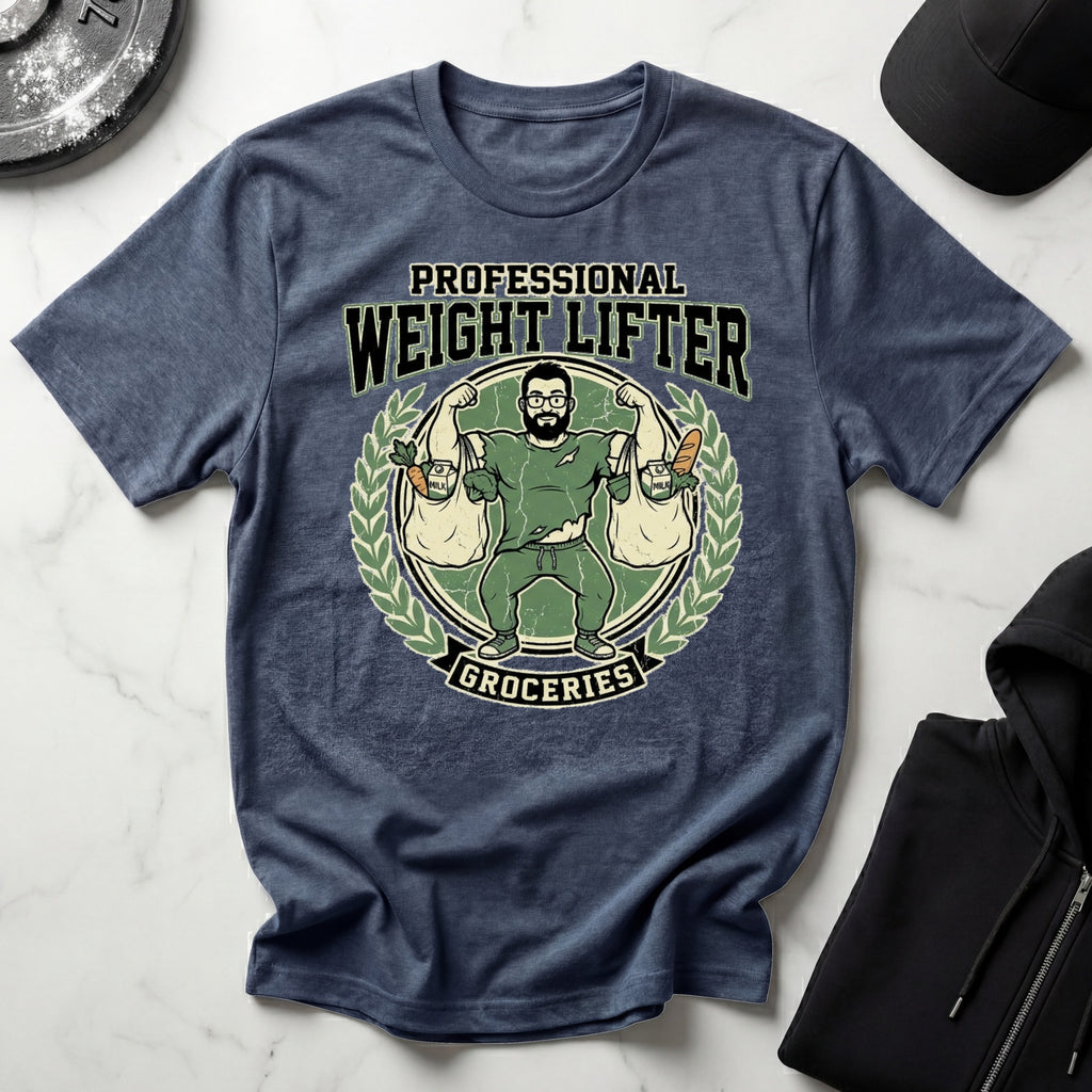 Professional Weight Lifter Groceries Gym T-Shirt