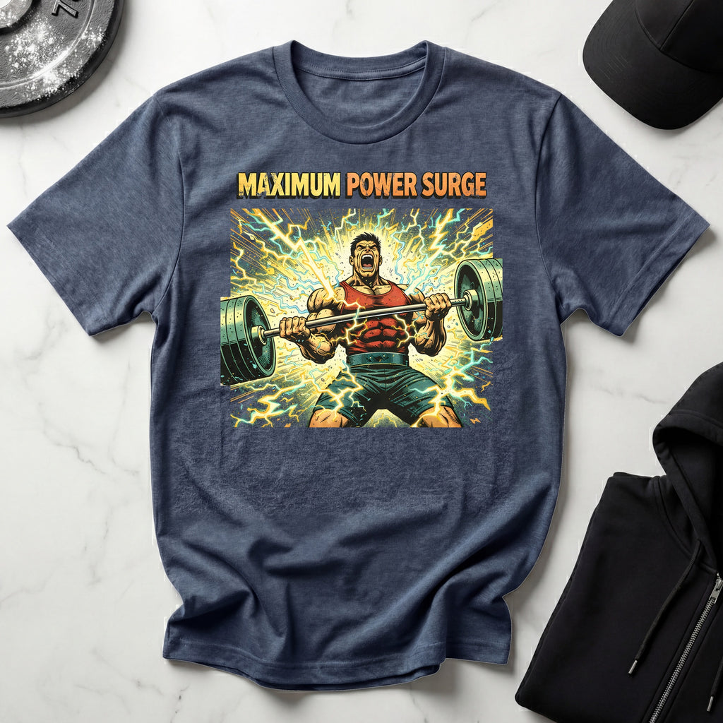 Retro Comic Maximum Power Surge Gymwear T-Shirt