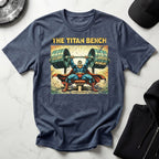 Retro Comic Titan Bench Gymwear T-Shirt
