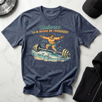Retro Venice Balance In Progress Gymwear T-Shirt