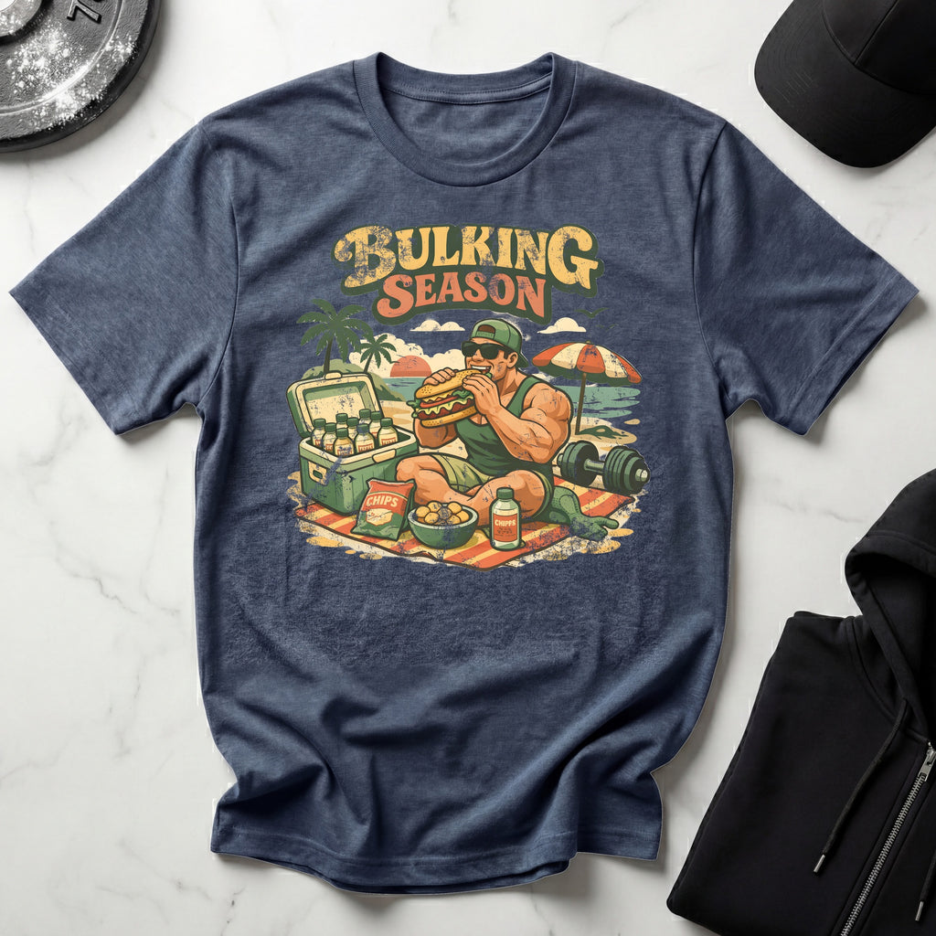 Retro Venice Beach Bulk Season Gym T-Shirt