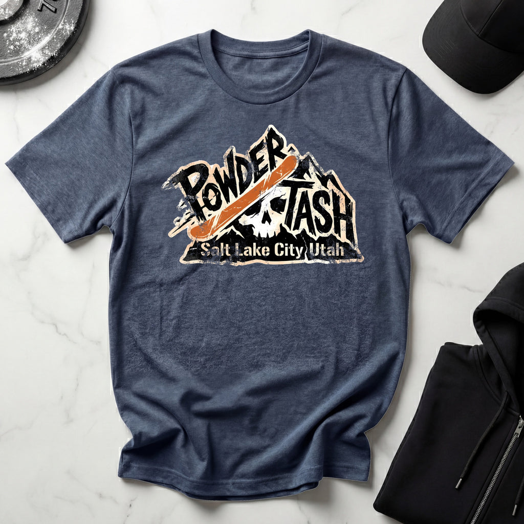 Salt Lake City Powder Stash Snowboarding T-Shir
