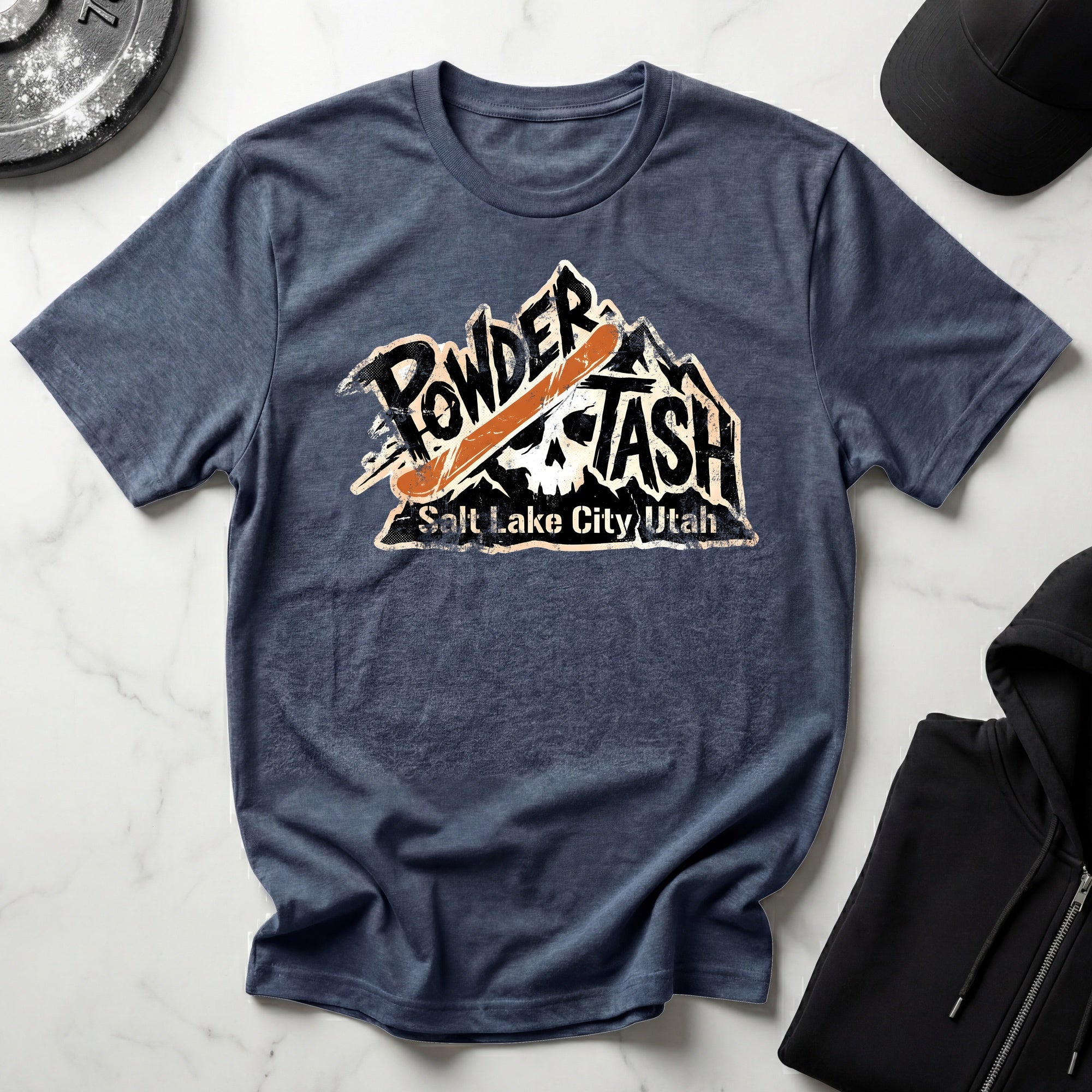 Salt Lake City Powder Stash Snowboarding T-Shir