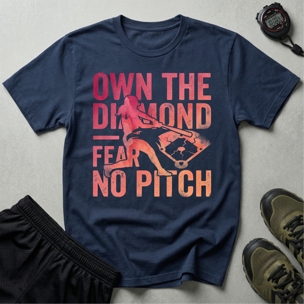 Softball Own The Diamond Gym T-Shirt