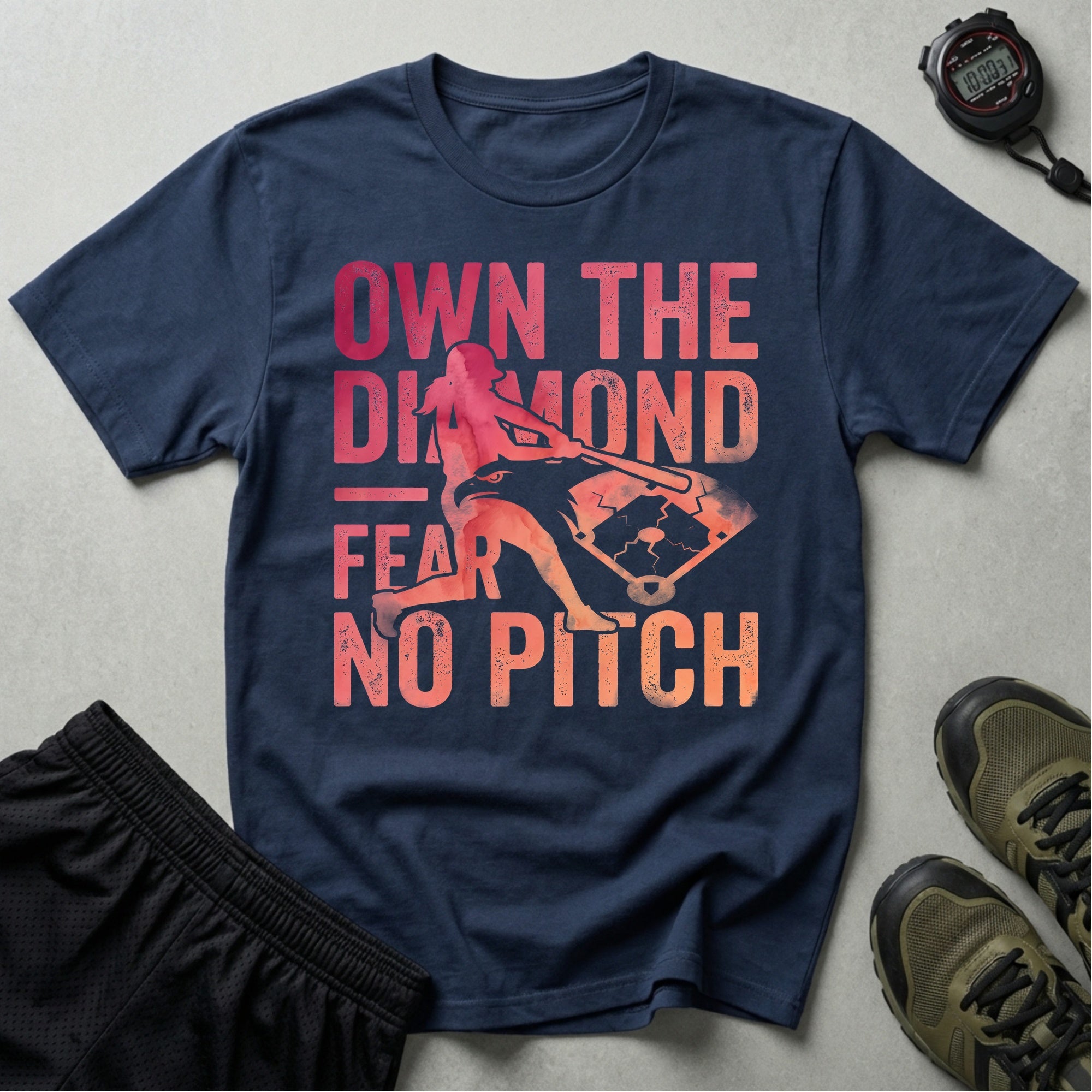 Softball Own The Diamond Gym T-Shirt