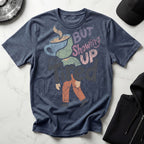 Tired But Showing Up Retro Gym T-Shirt