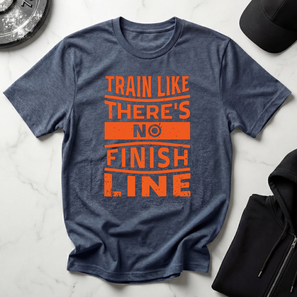 Train Like Theres No Finish Line Gym T-Shirt