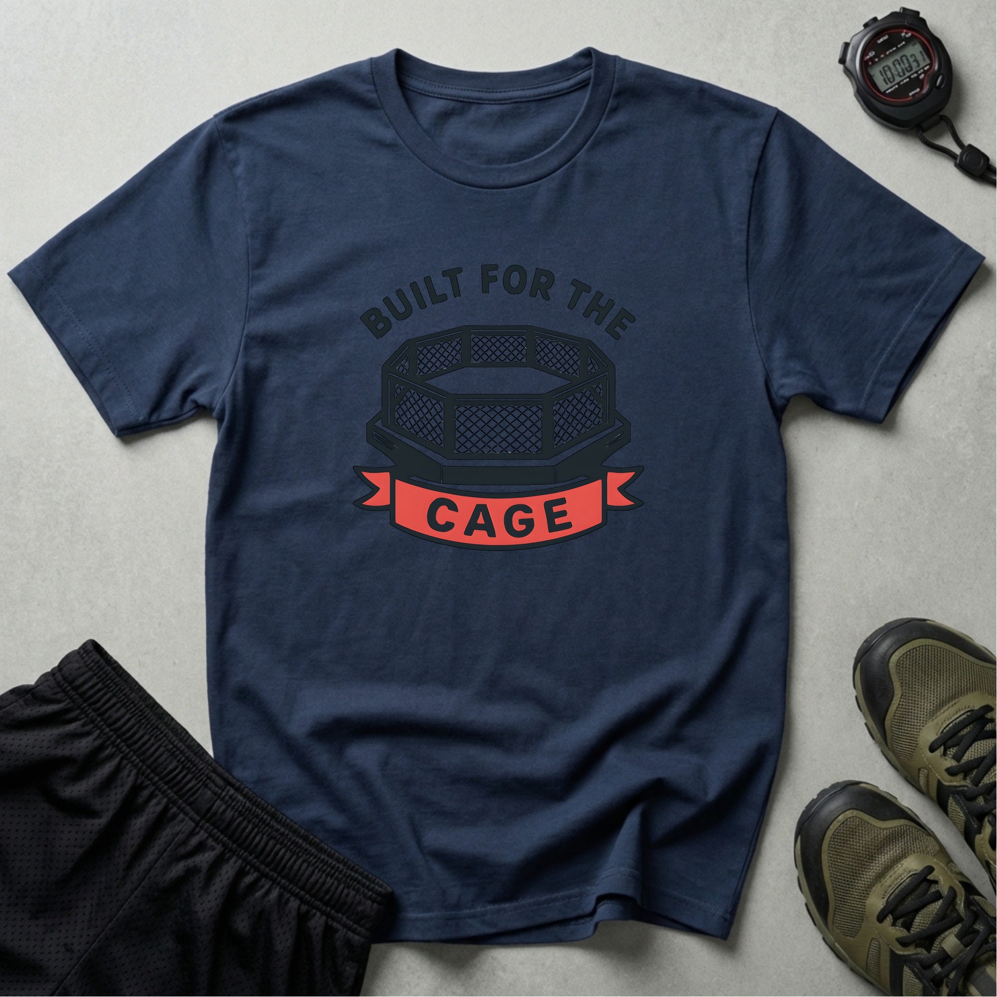 Cage Fight MMA Logo T-Shirt