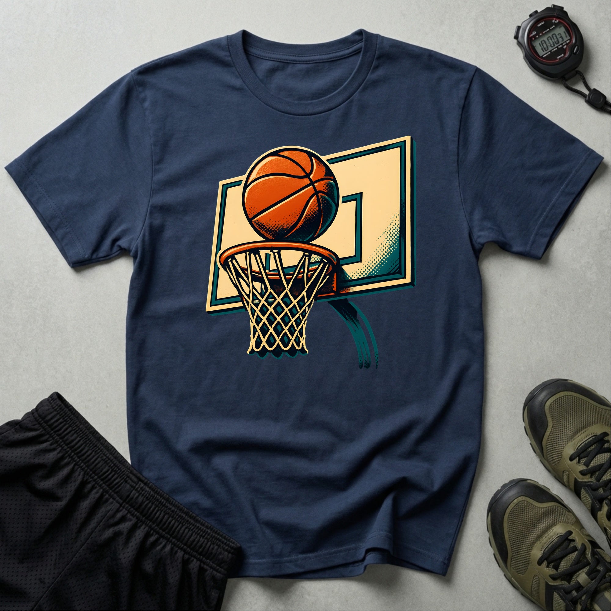 Basketball Hoop Dunk T-Shirt