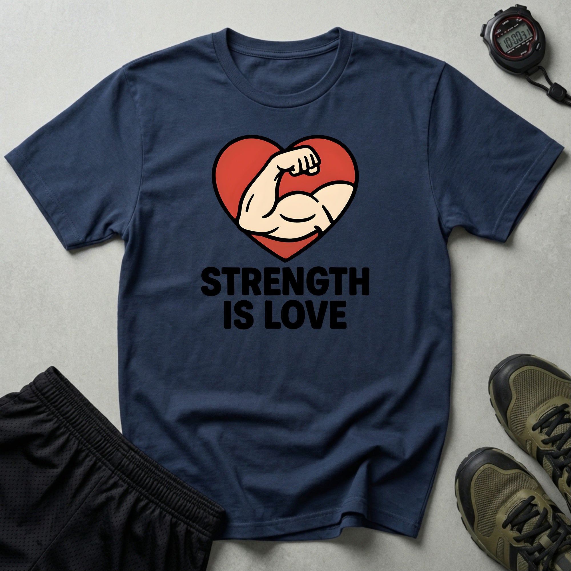 Powerful Heart Emblem T-Shirt