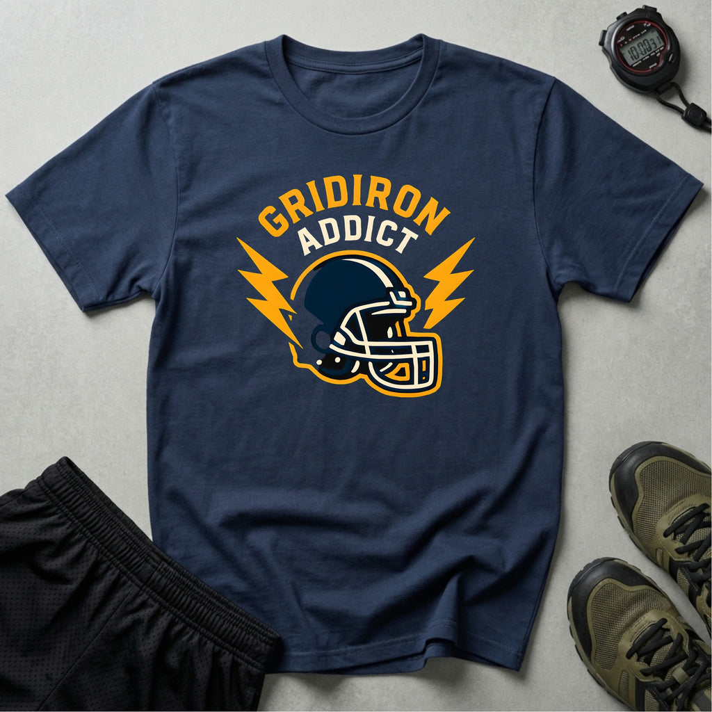 Gridiron Addict Helmet Logo T-Shirt