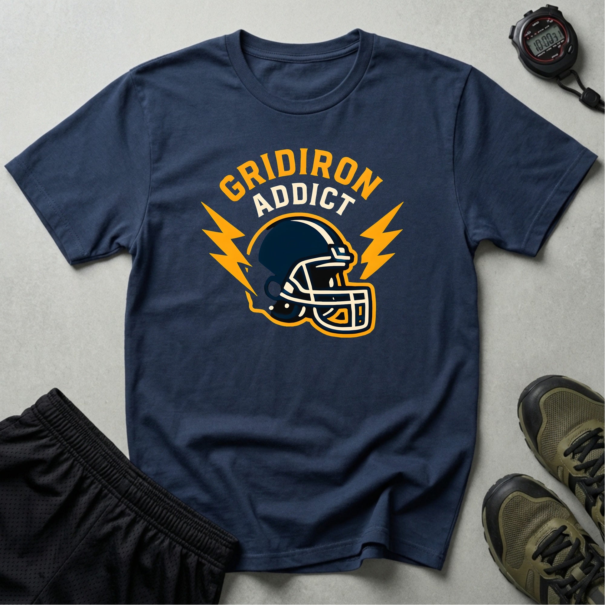 Gridiron Addict Helmet Logo T-Shirt