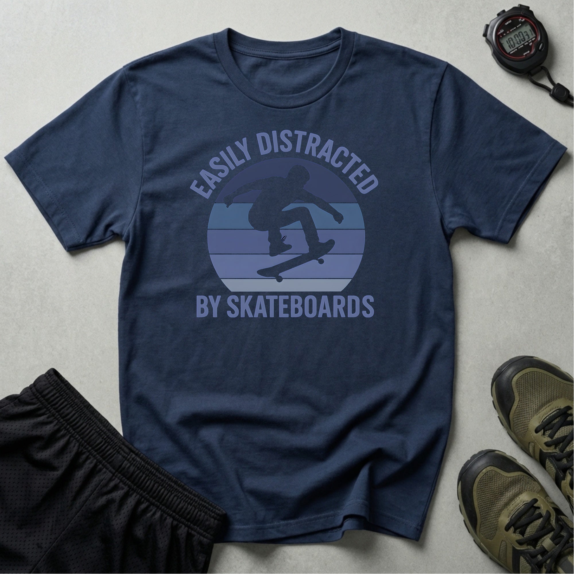 Easily Distracted by Skateboards T-Shirt