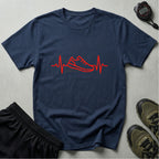 Sneaker Heartbeat Illustration T-Shirt