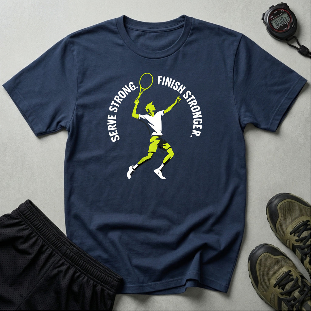 Tennis Player Jumping T-Shirt