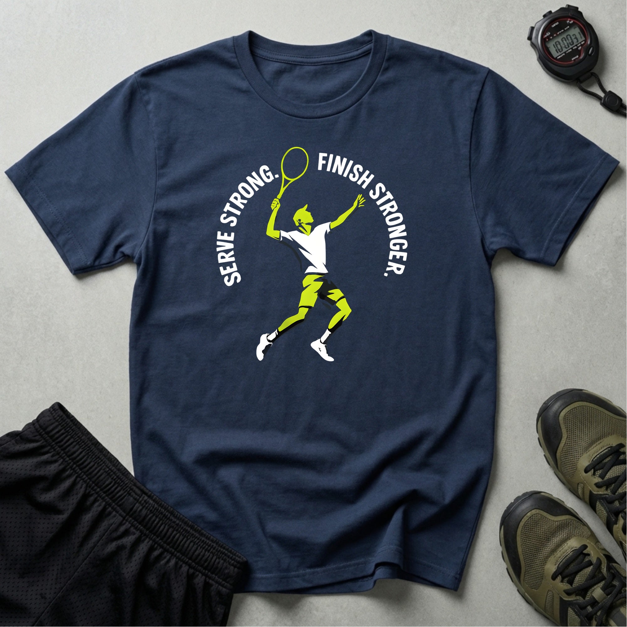 Tennis Player Jumping T-Shirt
