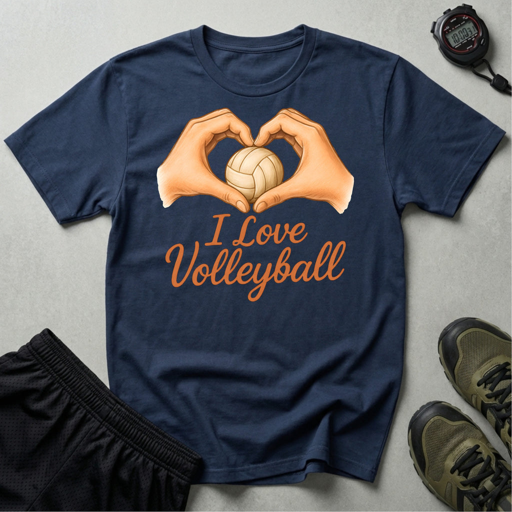 I Love Volleyball T-Shirt