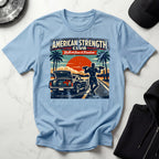 Amercan Strength Club Train Hard Gymwear T-Shirt