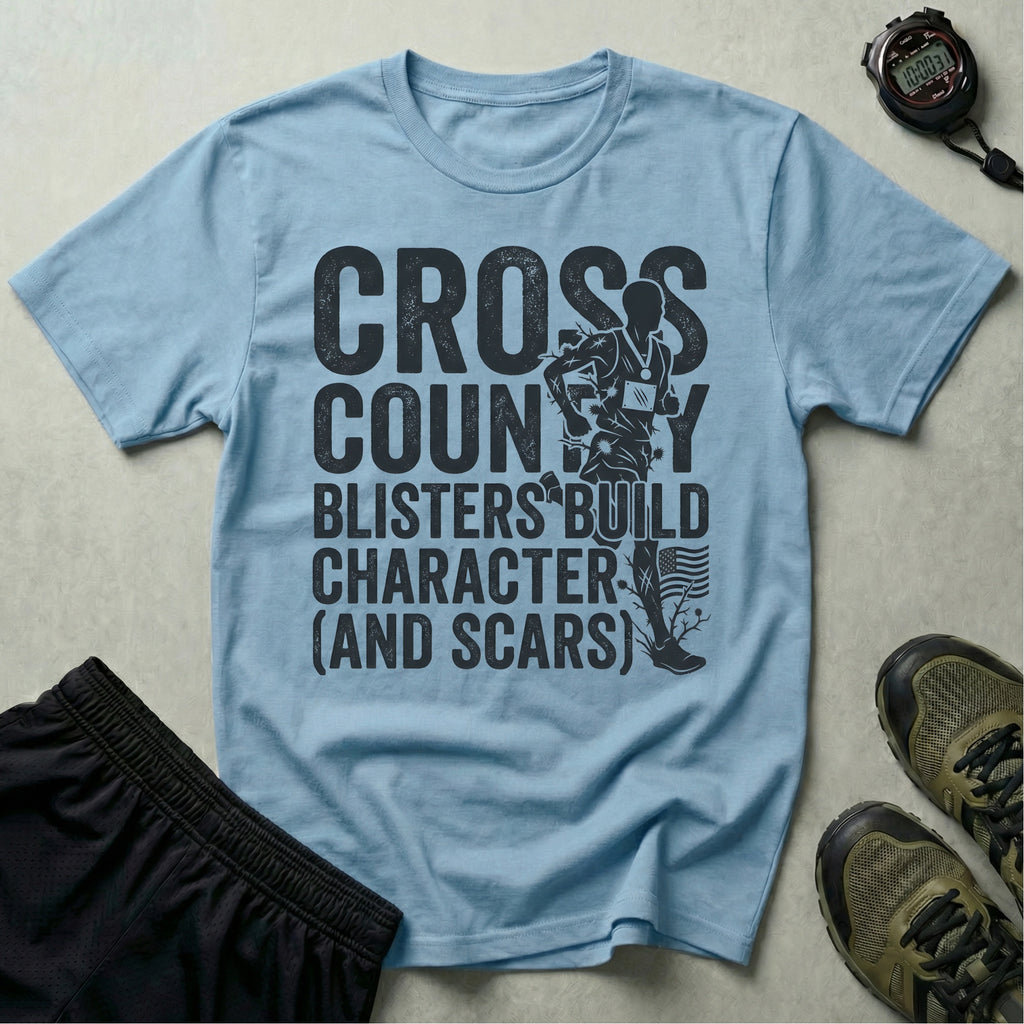 Cross Country Builds Character Gym T-Shirt