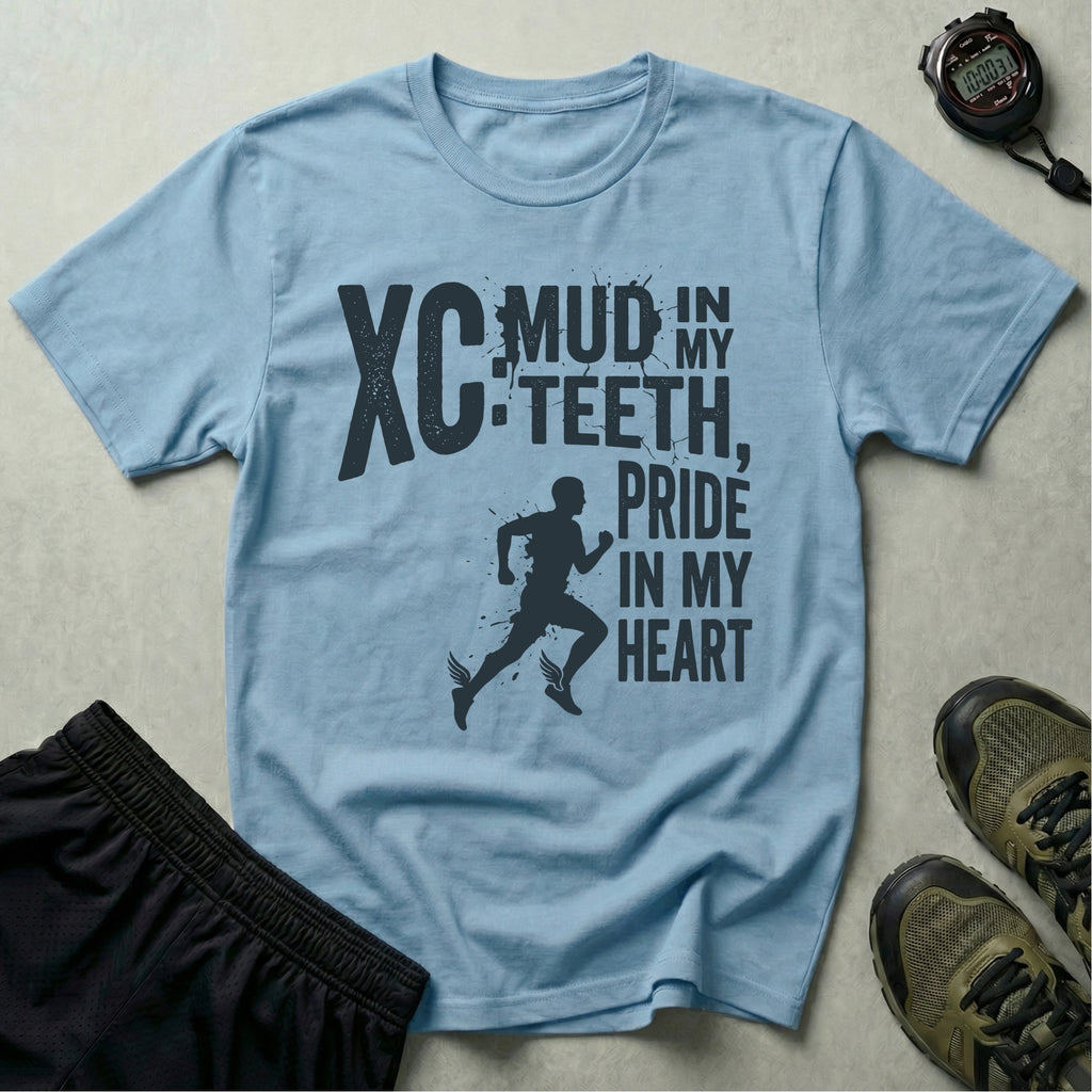 Cross Country Mud In My Teeth Gym T-Shirt