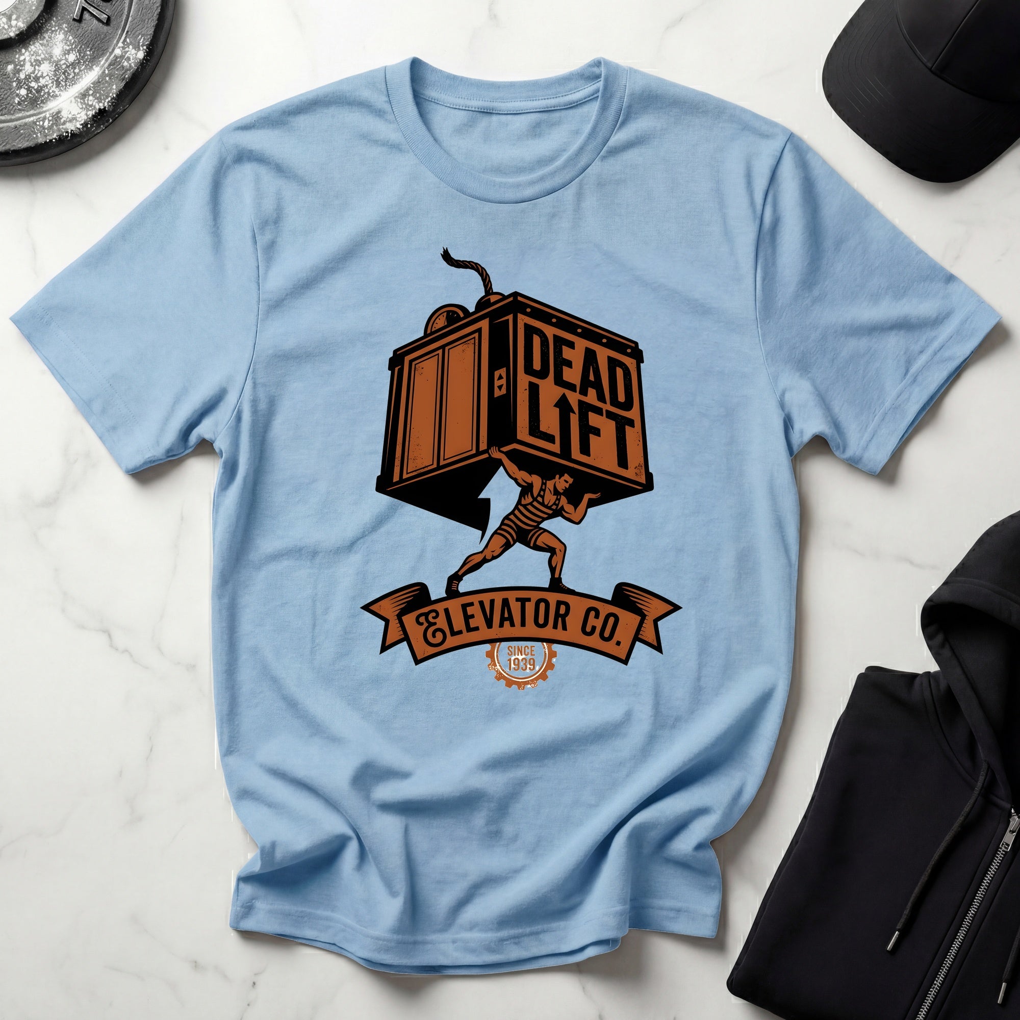 Dead Lift Elevator Co. Designer Gymwear T-Shirt