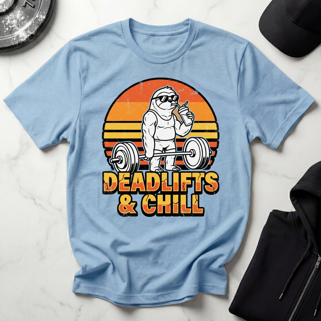 Deadlifts and Chill Gym T-Shirt