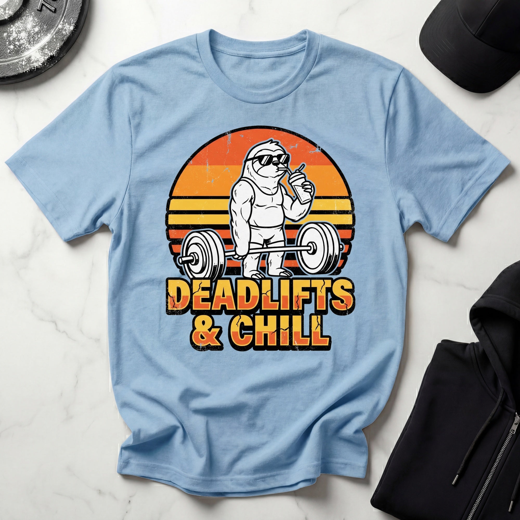 Deadlifts and Chill Gym T-Shirt