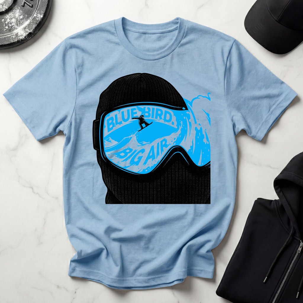 Snowboard Ski Mask Designer Gymwear T-Shirt