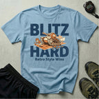 Gridiron USA Blitz Hard Retro Gym T-Shirt