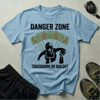 Gridiron Danger Zone Touchdown or Bail Out Gym T-Shirt