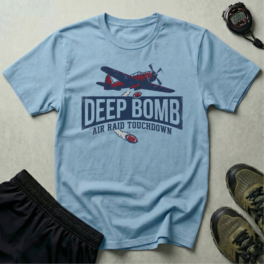 Gridiron Deep Bomb Touchdown Gymwear T-Shirt