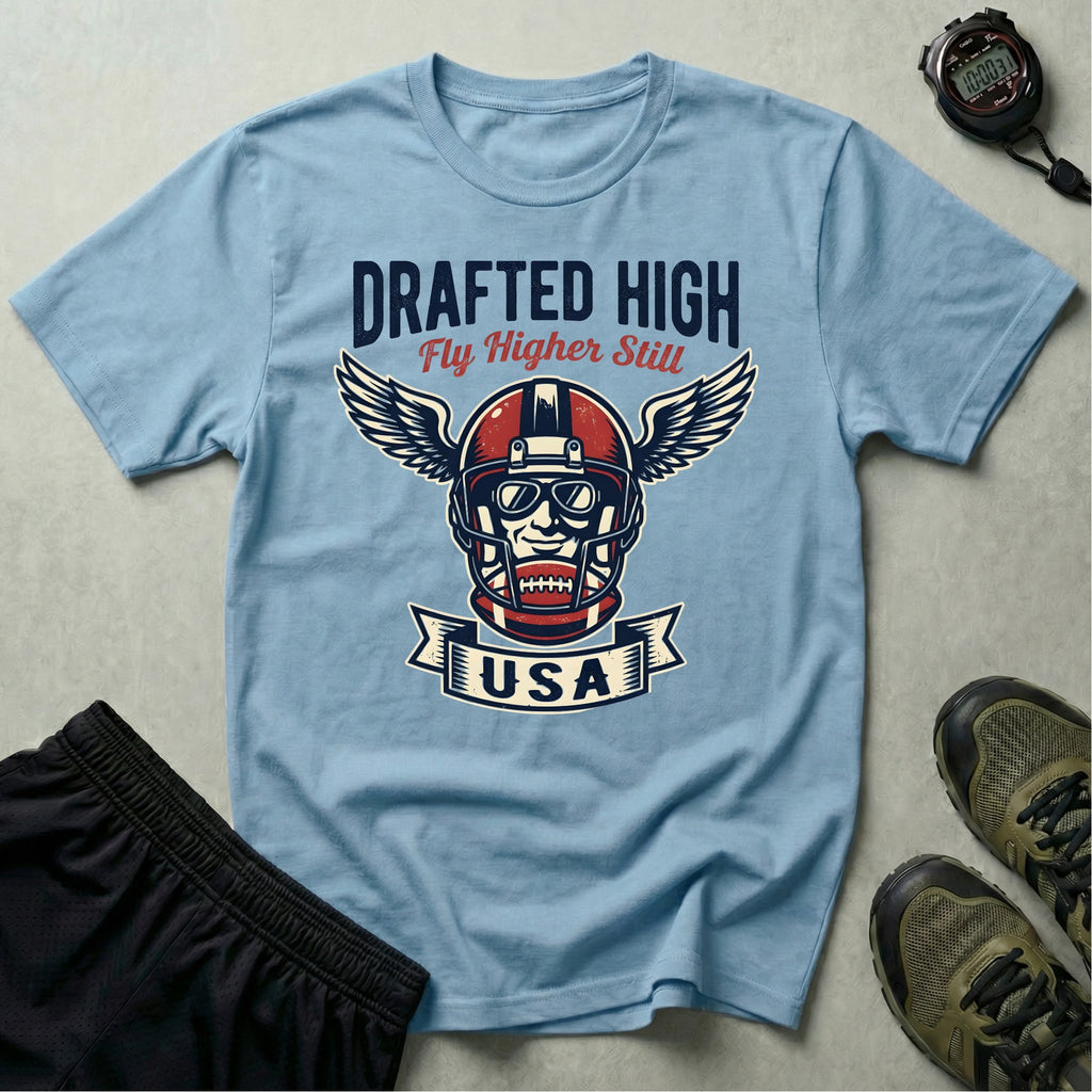 Gridiron Drafted High USA Gym T-Shirt