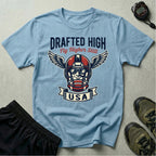 Gridiron Drafted High USA Gym T-Shirt