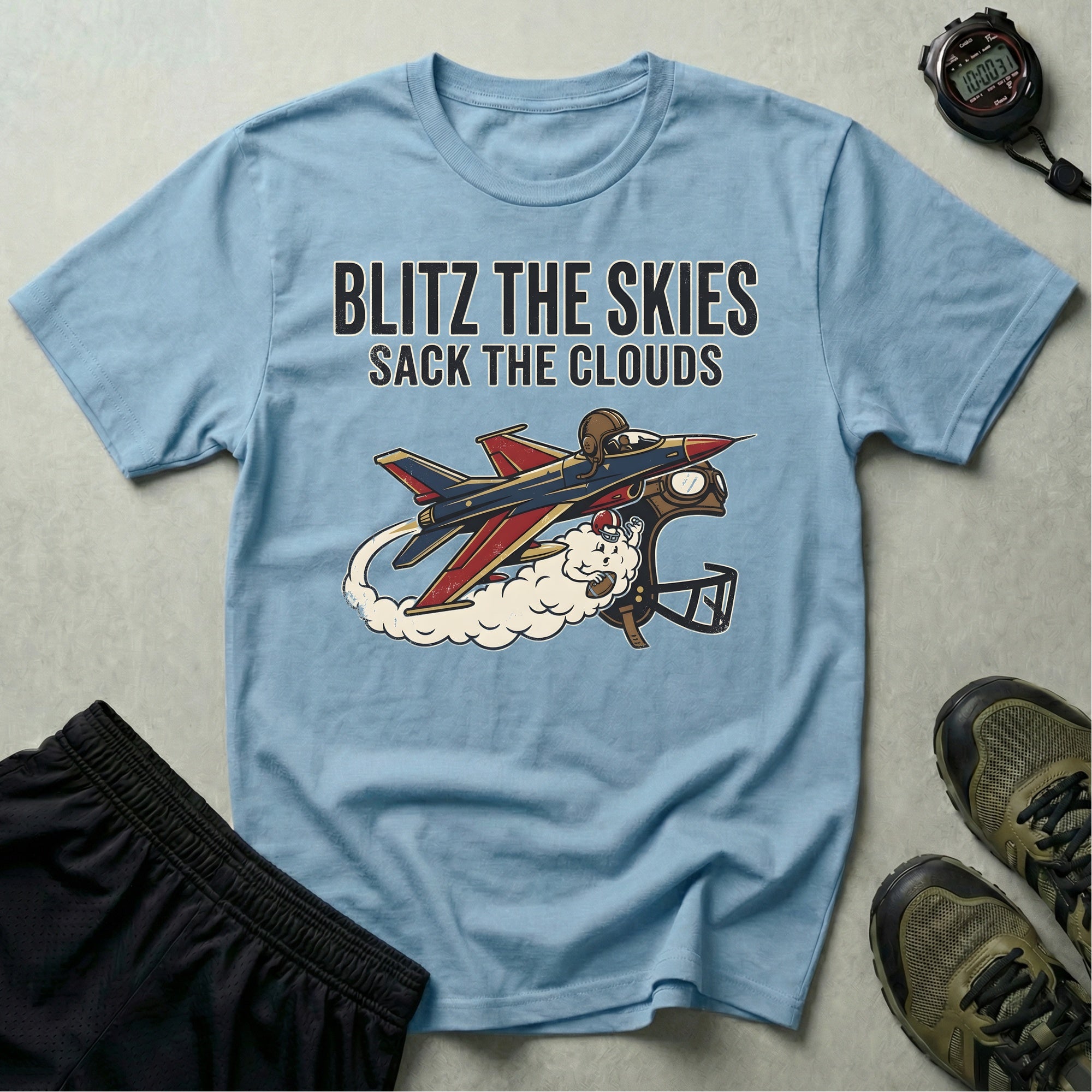 Gridiron USA Blitz The Skies Gym T-Shirt