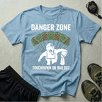 Gridiron Danger Zone Touchdown or Bail Gym T-Shirt