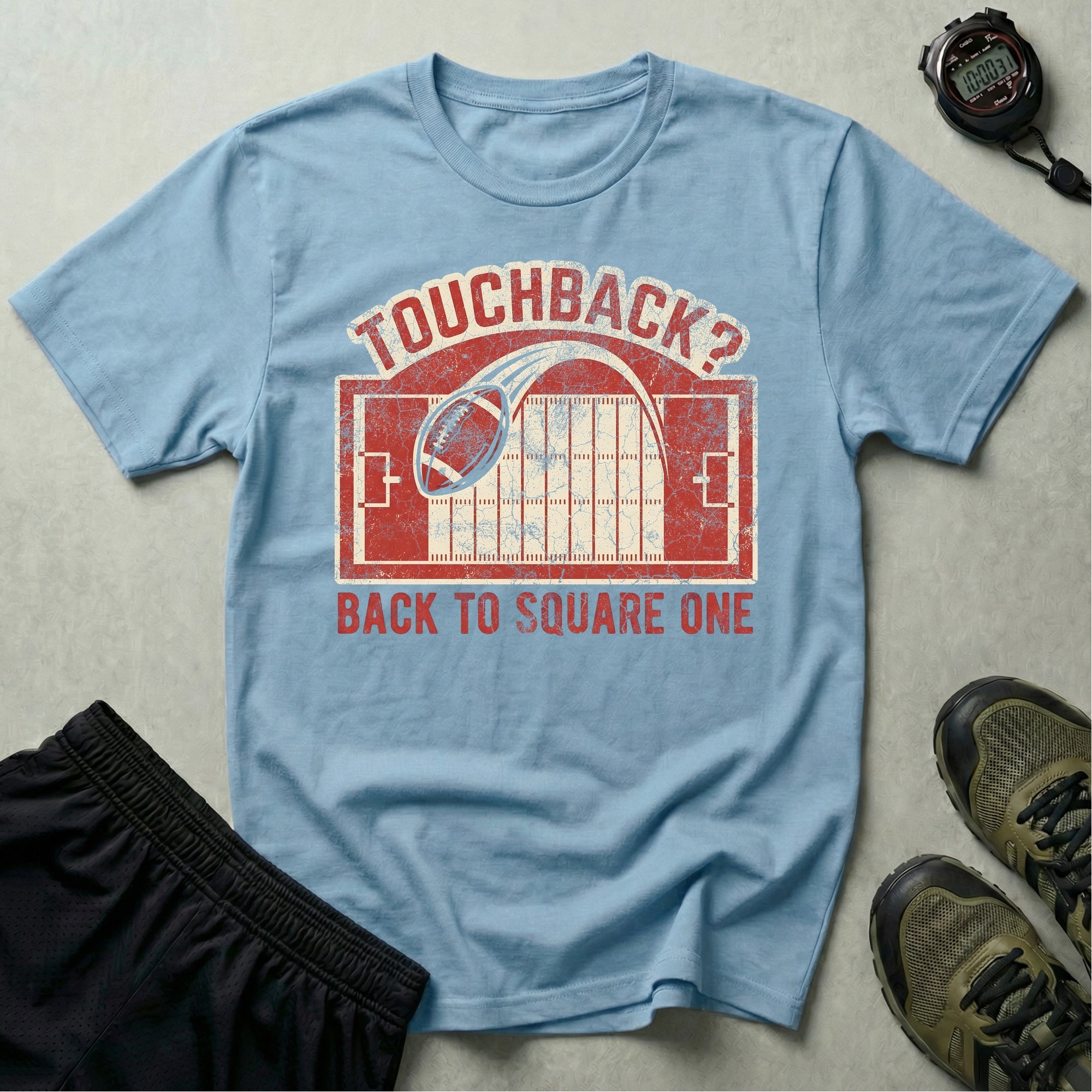 Gridiron Touchback Back To Square One Vintage Gym T-Shirt