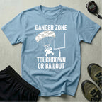 Gridiron Danger Zone Touchdown Or Bail Gym T-Shirt