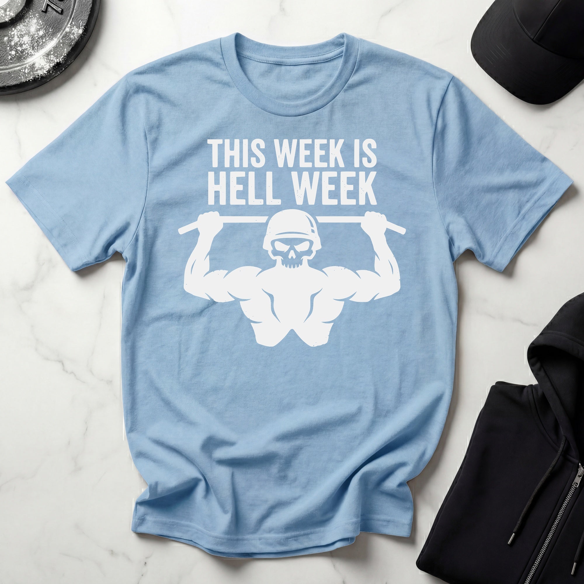 This Week Is Hell Week Dark Gym T-Shirt