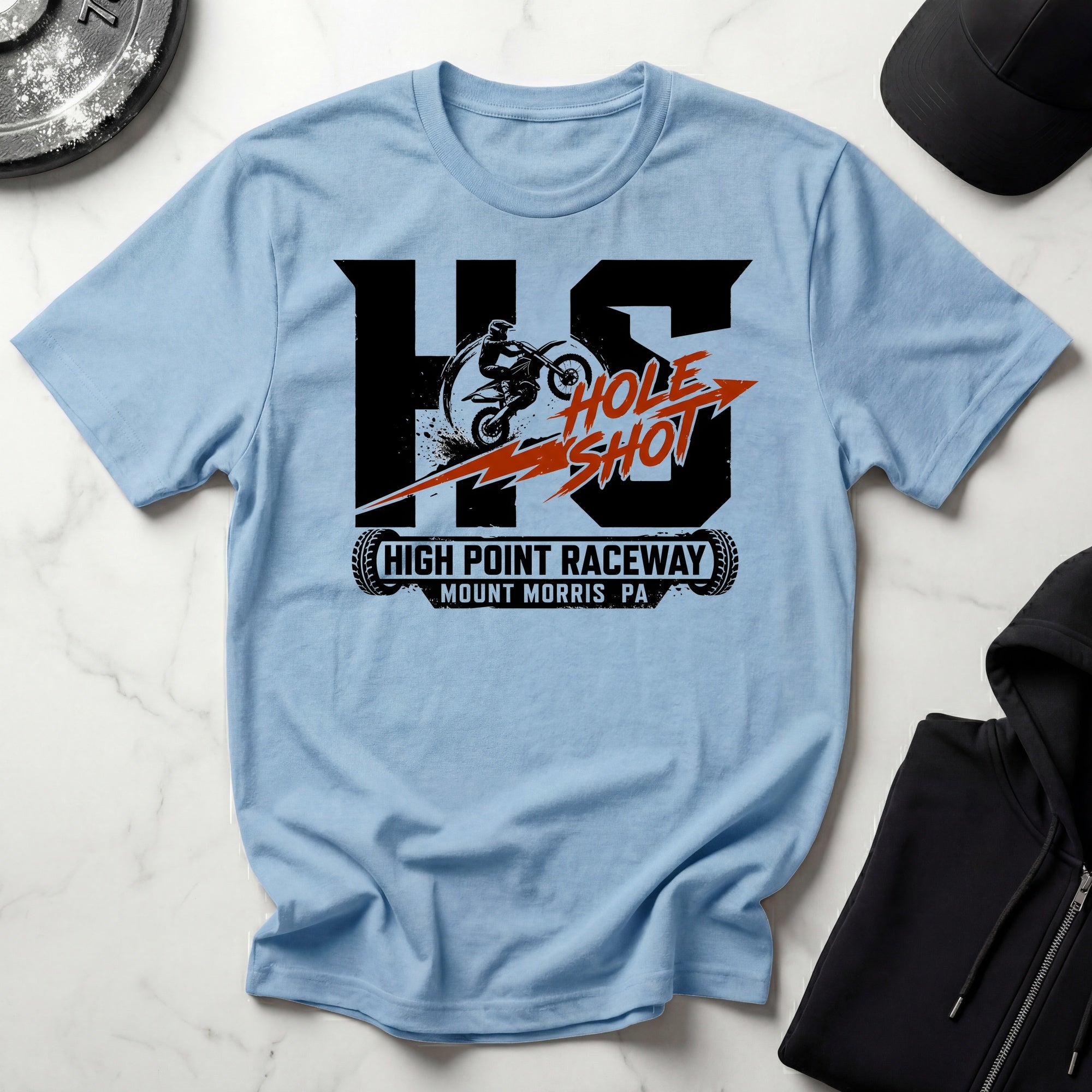 Hole Shot Dirt Biker Gymwear T-Shirt