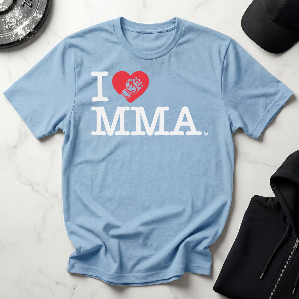 I Love MMA Dark Gym T-Shirt